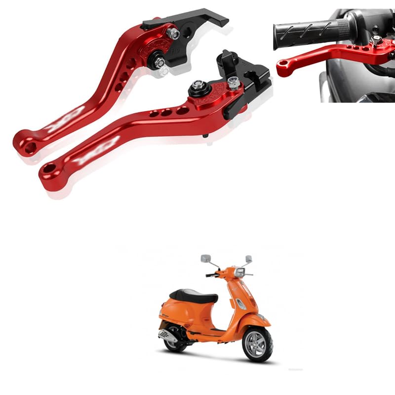 1 Pair Double Disc Brake Lever Universal CNC Aluminum Alloy Motorcycle Modification Double Disc Brake Lever for Motorcycles, Scooters Comfortable With Ves-pa sx-l-image-33