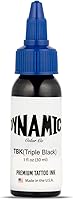 Vista 1 de Dynamic Color Co Botella de tinta negra triple 1oz