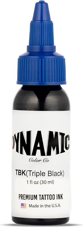 Tinta preta para tatuagem Dynamic Color Co Triple Black, 30 mL, TBK1OZ