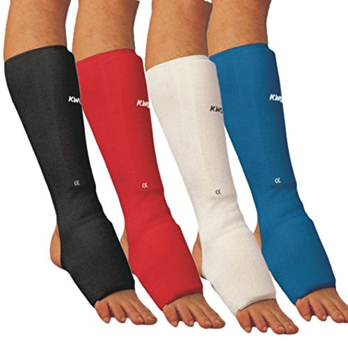 KWON Schienbein- und Spannschützer Stoff CE Junior blau