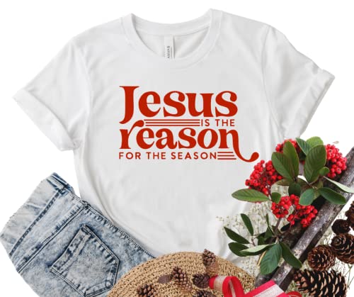 Miniatura 2 de Jesus Is The Reason For The Season Shirt, Christmas Shirts for Women Plus Size, Faith Based Christmas Tshirt, Stocking Stuffers Christian Gifts,