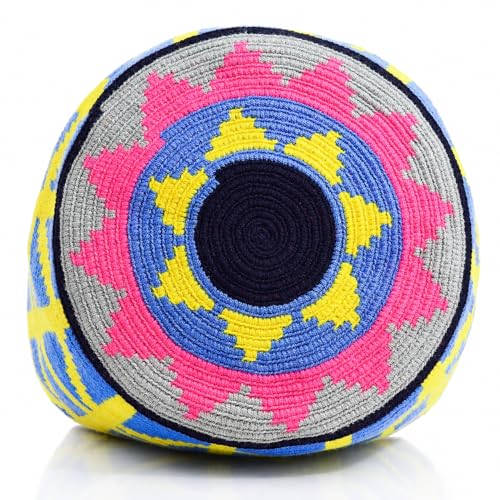 Image of WYOU Designer Collection Wayuu Hand-Crochet Hippie Purse, Summer Crossbody Boho Bags for Women, Classy Crochet Beach bag