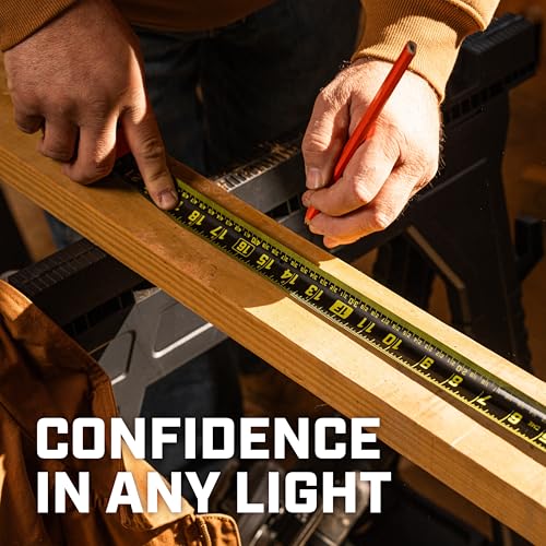 Cinta métrica resistente Lufkin SHOCKFORCE NITE L1325CMEB-02 flexómetro de 8 metros 8