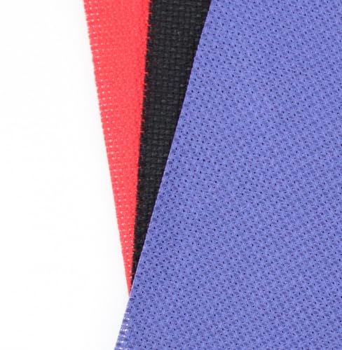 Image of KCS 3 pc of 15 inch x 18 inch(38cmx45cm) Counted Cross Stitch Cotton Aida Cloth Needlework Rolled Fabric Box,16CT,Red+Royal Blue+Black