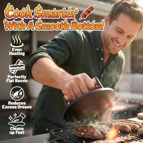 Save 37% on Cast Iron Smash Burger Press with Code 3EJNT62U - Image 4