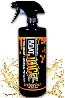 Boat Juice - Interior Cleaner with SiO2 Ceramic UV Protectant - Works Great on Upholstery, Vinyl, Plastic, Foam Flooring and Carpets - 32oz Sprayer Bottle