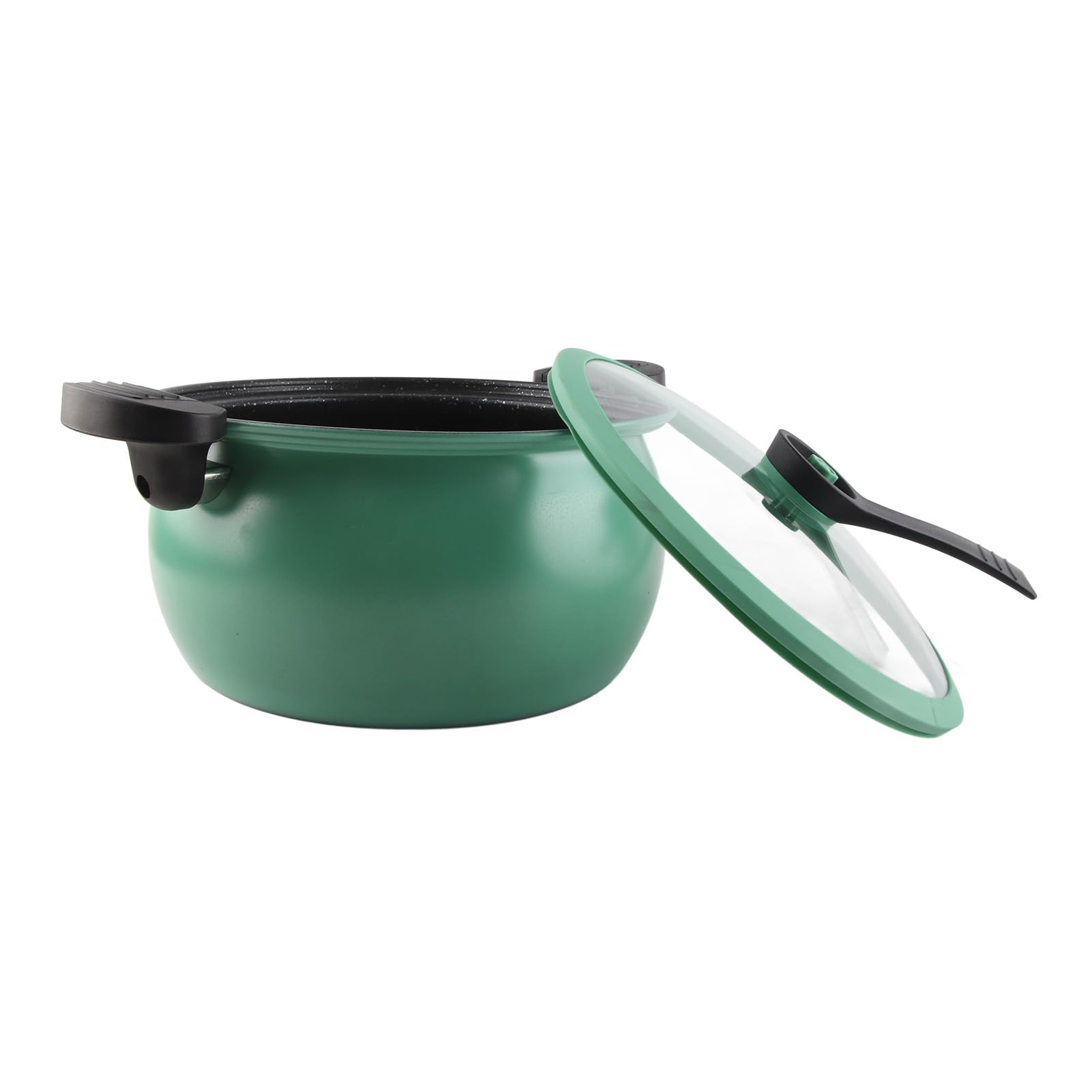 Goshyda Microolla a Presión Antiadherente de Gran Capacidad de 4,0 L, Olla de Sopa a Micropresión Multifuncional para Guiso de Arroz, Cocción Eficiente y Rápida para Cocina, Compatible con Estufa de
