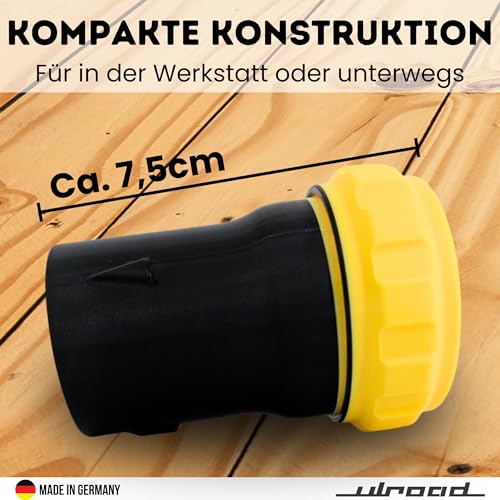 ULROAD Staubsauger Adapter für FESTOOL CLEANTEC D27 Schlauch für DeWalt DCW210B Exzenterschleifer DWV9000 Tool Geräte Schleifmaschine Kreissäge Verbinder 27mm VALUE