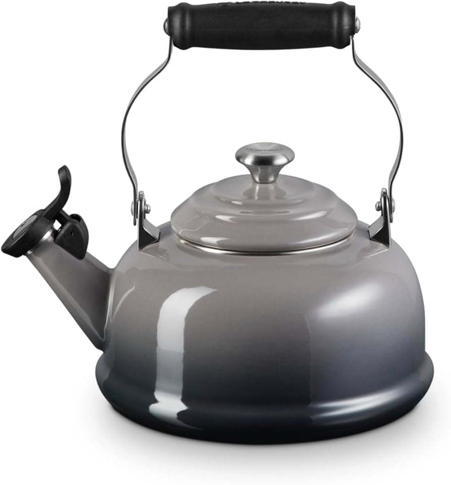 Amazon.com: Le Creuset Enamel On Steel Whistling Tea Kettle with