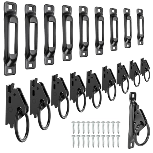 Attaches à fente unique E-Track et anneaux robustes anti-corrosion pour lits plats