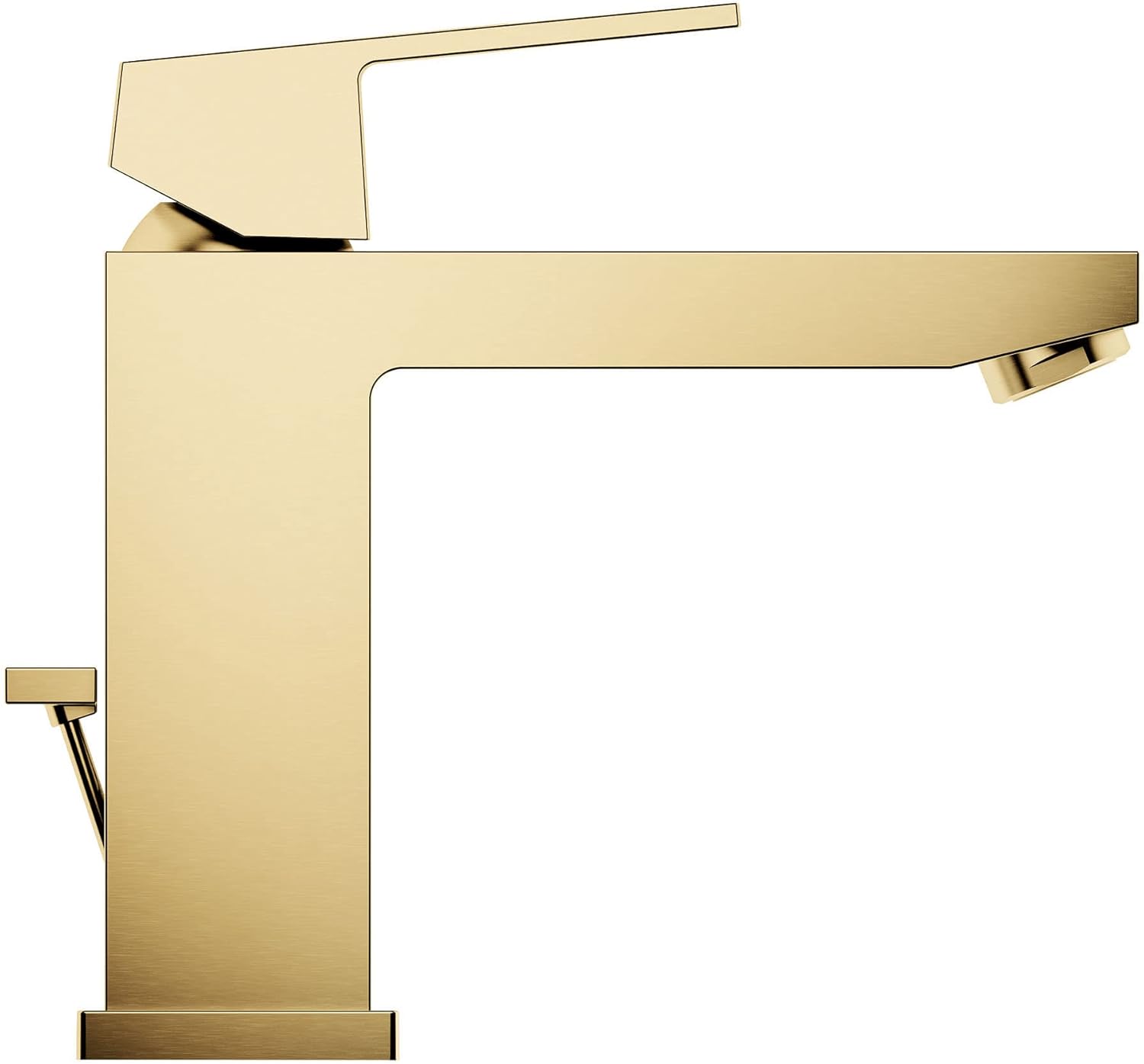 Grohe Eurocube Single-Handle Bathroom Faucet, M-Size, 1.2 GPM, Brushed Cool Sunrise