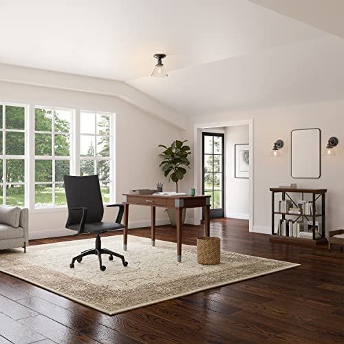 Image of Leick Home 84401 Leick Home Laptop Desk with Drawer in Aged Barrel 1 Drawer in Aged Barrel