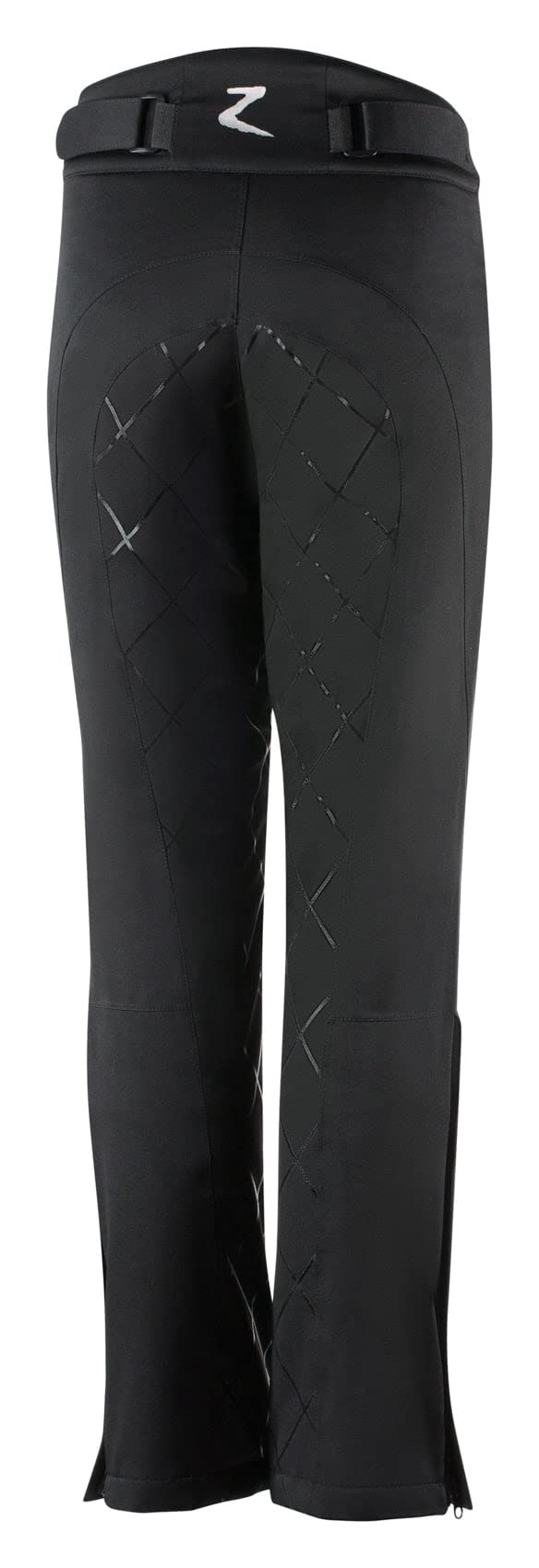 HORZE Adeline Kids Padded Waterproof Full Seat Breeches - Black - XS