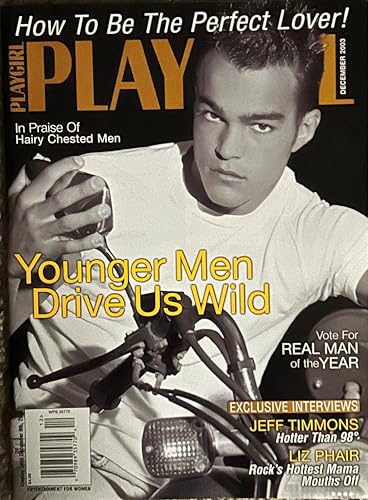 PLAY GIRL MAGAZINE DECEMBER 2003, inside Discovery: Adriano, Terrell Franklin in the centerfold, vintage playgirl issue in near mint condition.
