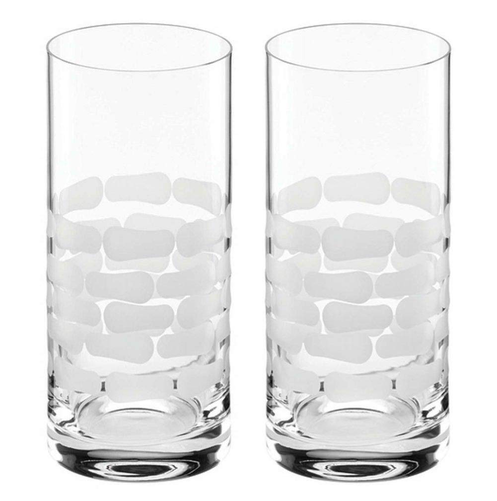Michael Wainwright Truro Highball Glasses Set of 2, 6.3-Inch