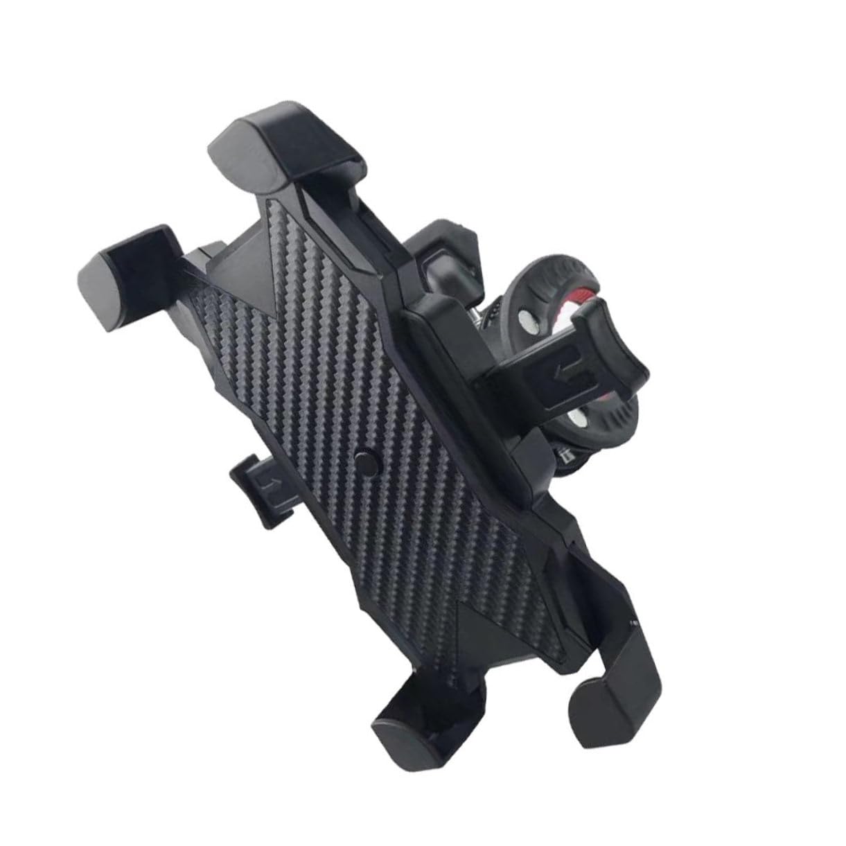Motorcycle Phone Holder Handlebar Phone Mount Clip 360° Swivel Non-Slip Base with Soft Protection for Motorcycle and Scooter