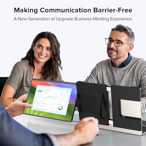 Image of UPERFECT Laptop Screen Extender, 2K 14 inch 360Unique Swivel Hinge w / 180 Automatic Rotation, 2240x1400 QHD IPS Portable Monitor for 14 inch-17'' Laptops, Plug & Play with Mac, Wins, Dex (Only one Screen)