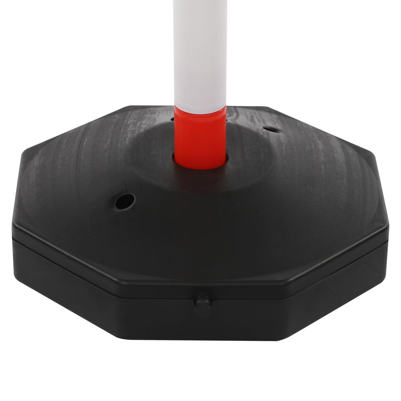Juego de 6 conos de advertencia de 85 cm, rojo/blanco, conos de tráfico, conos de señalización, pilones, postes de barrera
