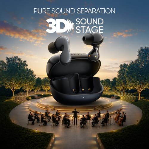 Image of Mivi SuperPods Immersio Pro [New Launch] Quad Mic ANC Earbuds Dolby Audio