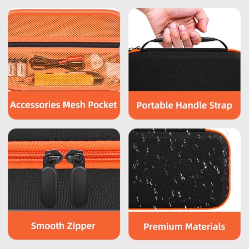 Image of Hard Case for Klein Tools ET310 AC Circuit Breaker Finder Electric Tester & 80041 Outlet Repair Tool Kit & RT250 GFCI Outlet Tester and Accessories Electrical Tools Storage Organizer Bag (Case Only)