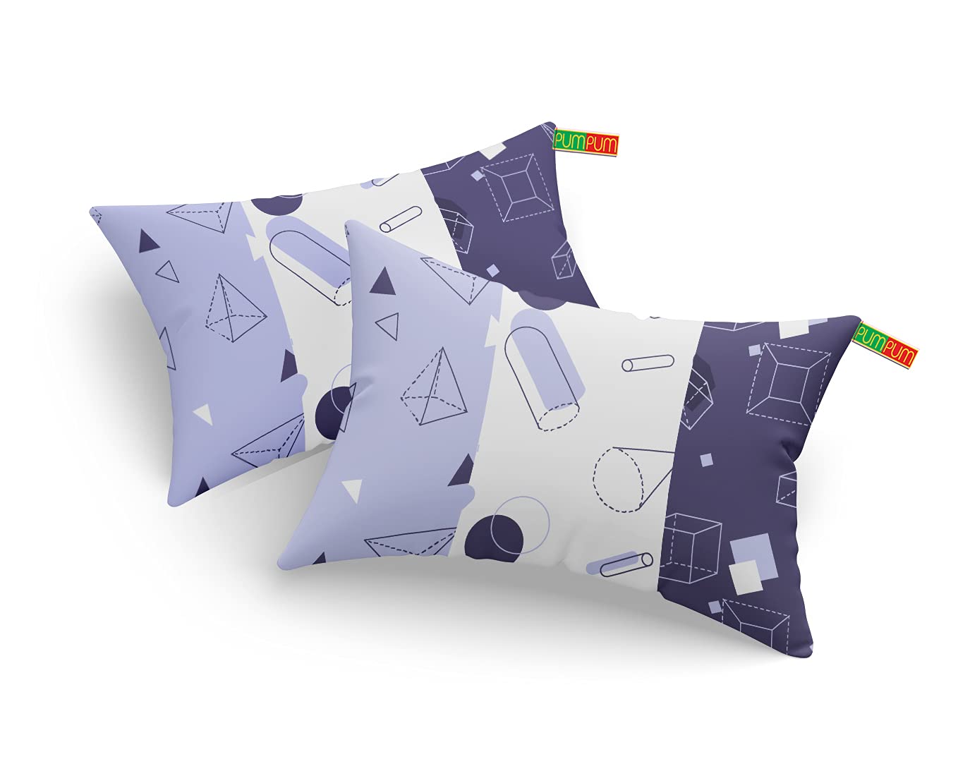 PumPum Kids Toddler Pillowcases-2 Pack Pillow Cover for Boys Girls Kids Bedding,Figure Design (17 * 27 Inch)-image-10