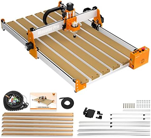 FoxAlien 4080 Y-axis Extension Kit for Masuter Pro, with Upgraded T-slot Hybrid Spoilboard CNC Router Machine Working Area Extend (15.75" x 31.5", X-Y)