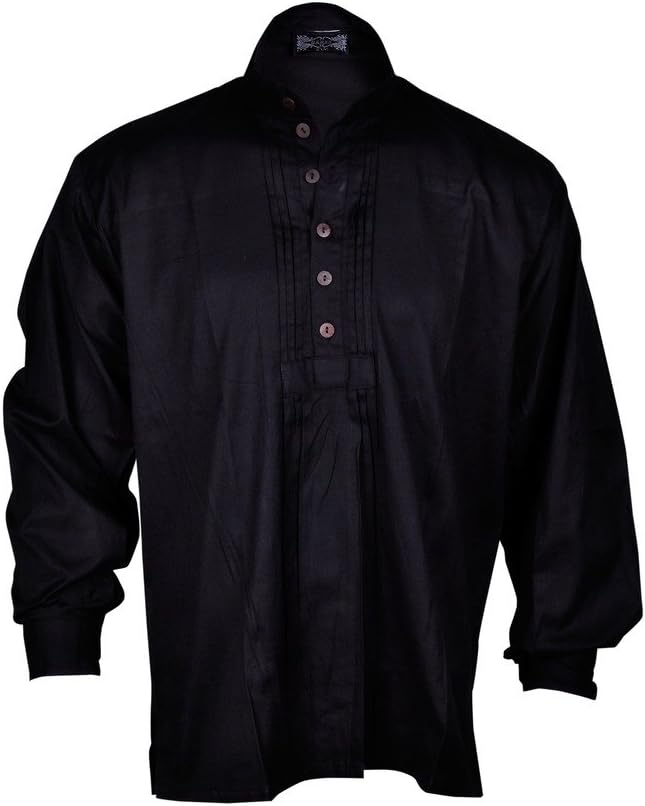 Men's Pirate Renaissance Shirt Medieval Caribbean Hippie Costume