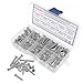 HVAZI #6-32 UNC Button-Head Socket Cap Screws/Bolts Nuts Assortment Kit;304 Stainless Steel;Screws Lengths from 3/16
