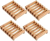 ♣La jabonera está hecha de madera dura natural y es fácil de limpiar. El cuenco no solo parece elegante, sino que también está bien hecho.