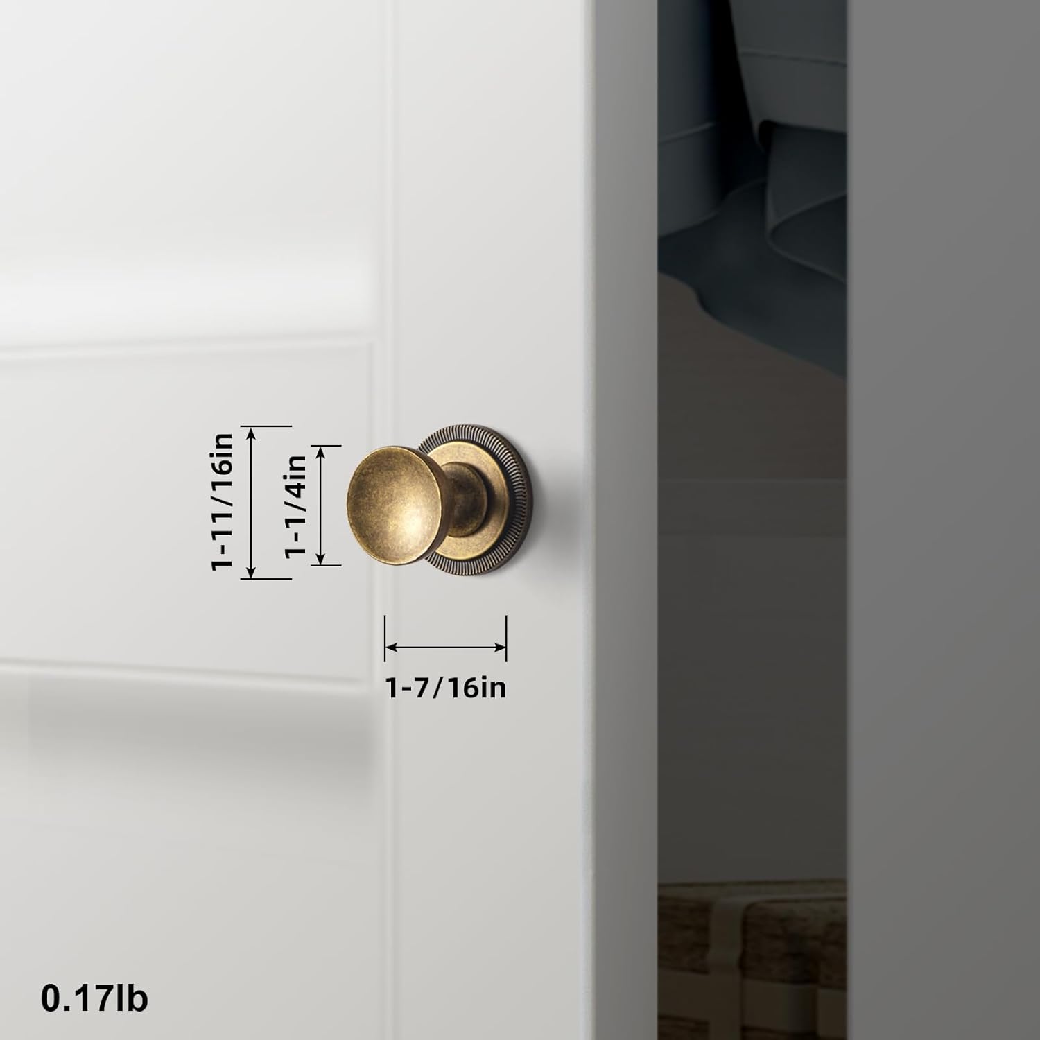 Goo-Ki 6 Pack Antique Brass Cabinet Knobs with Gear-Like Backplate – Vintage Round Cup Design with Rustic Patina Finish Retro Kitchen Drawer Handles