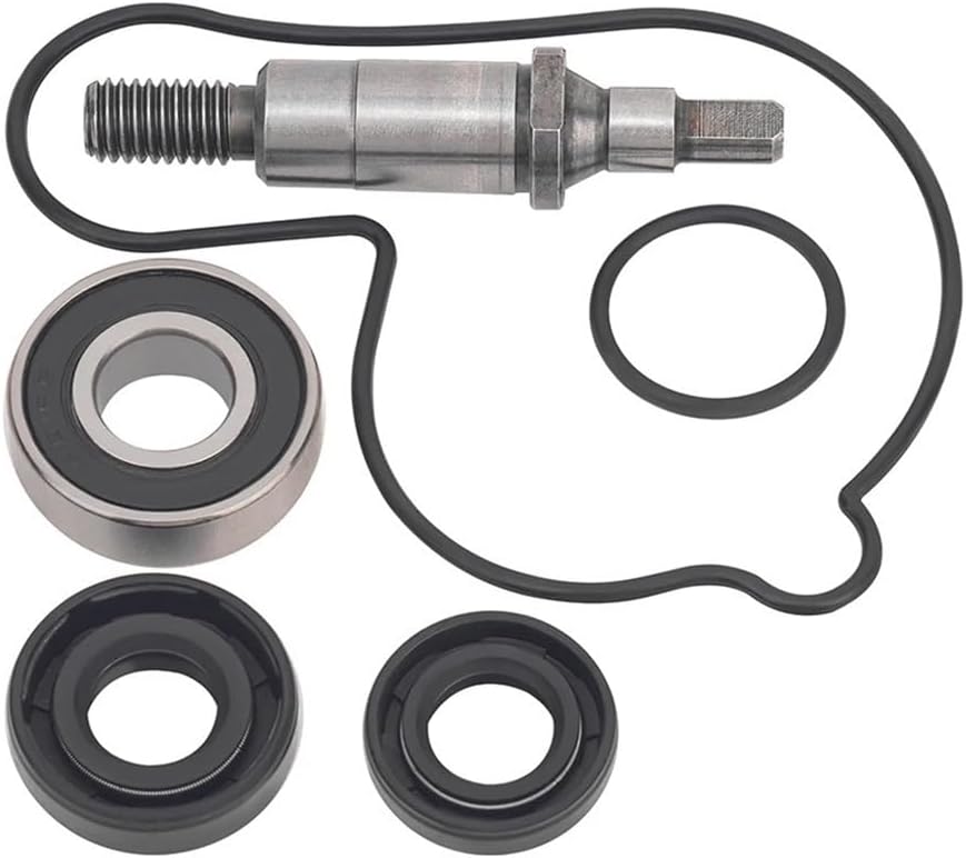 Engine Water Pump Impeller Shaft Seal Bearing Gasket Repair Kit For YFZ450R YFZ450X 2004-2009 2012-2013