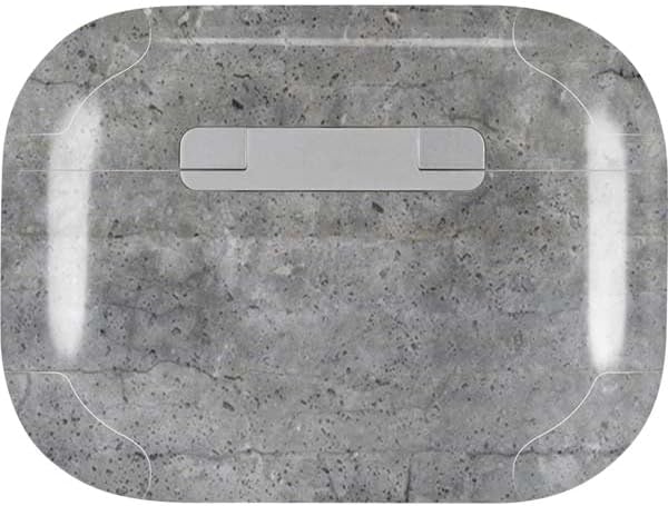 Skinit Decal Audio Skin Compatible with Apple AirPods Pro - Natural Grey Concrete Design