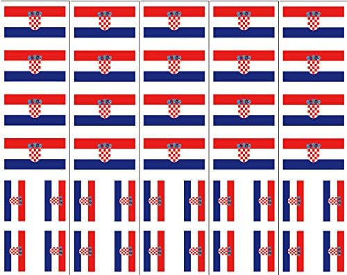 40 Tattoos: Croatia Flag, Croatian Party Favors