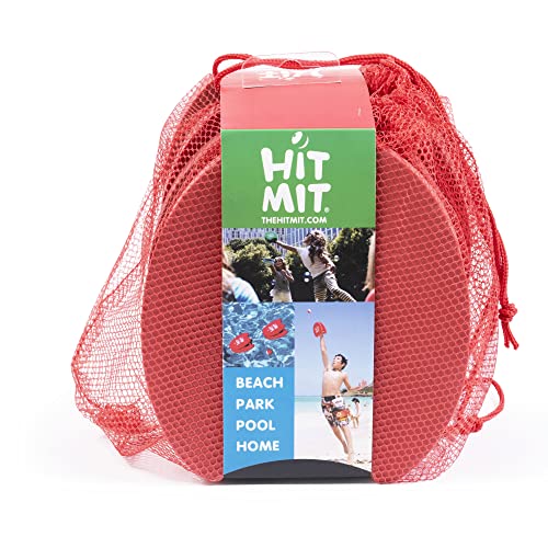 JOOLA Conjunto de luvas Hit Mit HM107 Sport Squad The Paddle, vermelho escuro
