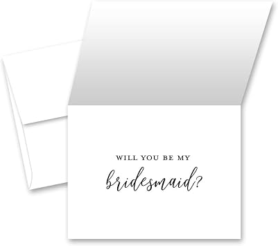InvitationHouse Funny Bridesmaid Proposal, I promise I wont make you wear an ugly dress, Will You be My Bridesmaid Card, Bridesmaid Proposal Card, Maid of Honor Card - Set of 10