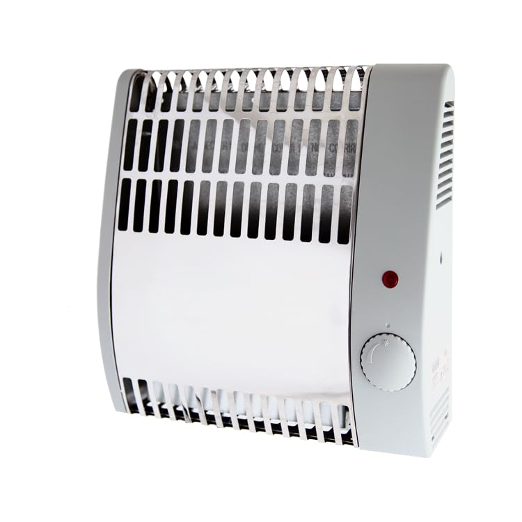 EHLERS FW 500 Frostwächter 500 W Heizgerät mit Thermostat & Wandmontage Frostschutz für Räume bis 15 m (516C regelbar)