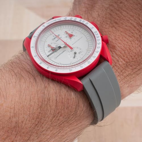 Image of StrapHabit Quick Release Rubber Watch Strap Band FKM 20mm 22mm 24mm
