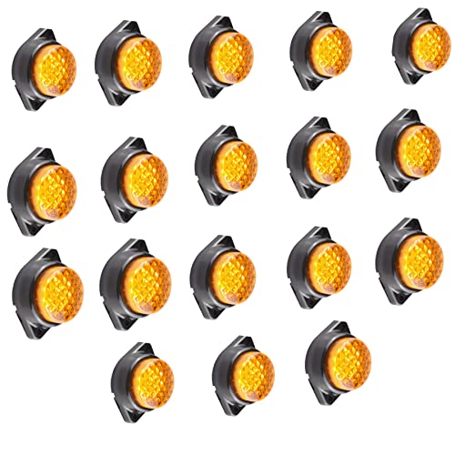 Feux de position LED 24V ambre pour camion et caravane étanche