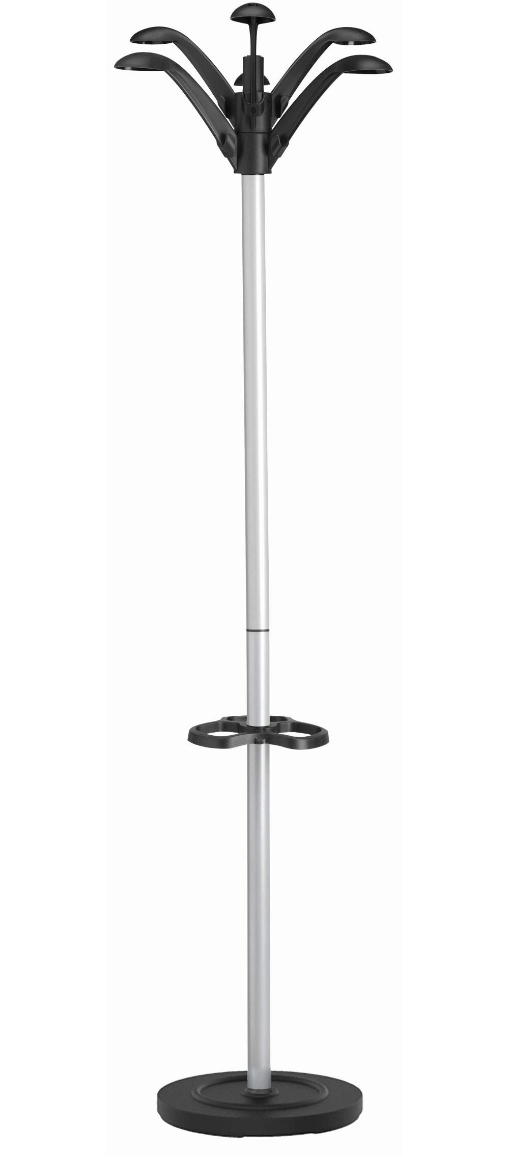 UniluxFlora Coat Rack, Height 1.750 mm, Metal to Gray