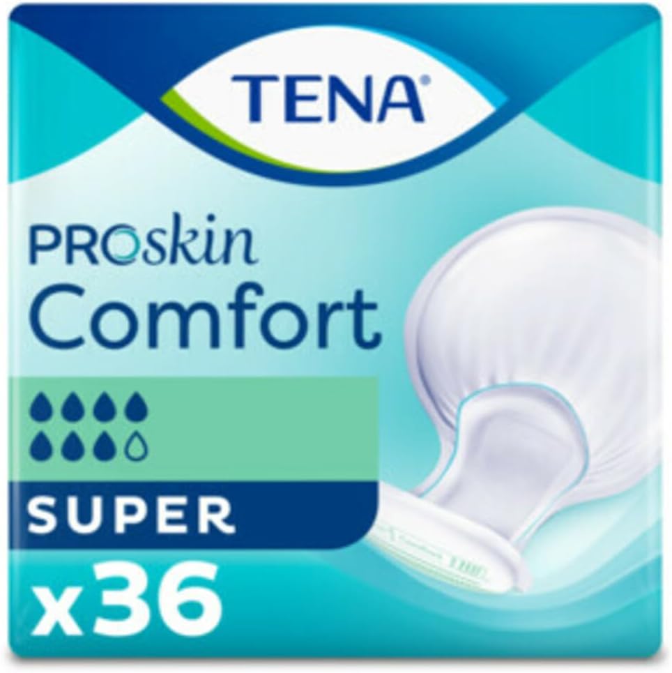 ProSkin Comfort Super | 7 Drops High Absorption | Incontinence Pads | 2 Pack of 36
