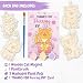 BOIKOKY 12 Pack Cat Party Favors for Kids - Individually Wrapped Paint Your Own Wooden Magnet Kits, Cute Pink Kitten Themed Party Supplies for Girls