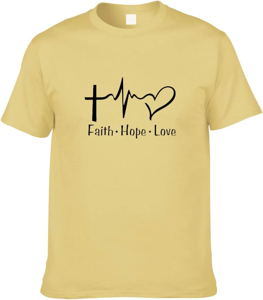 VistaBible Saying Christian T-shirts - Faith Hope & Love