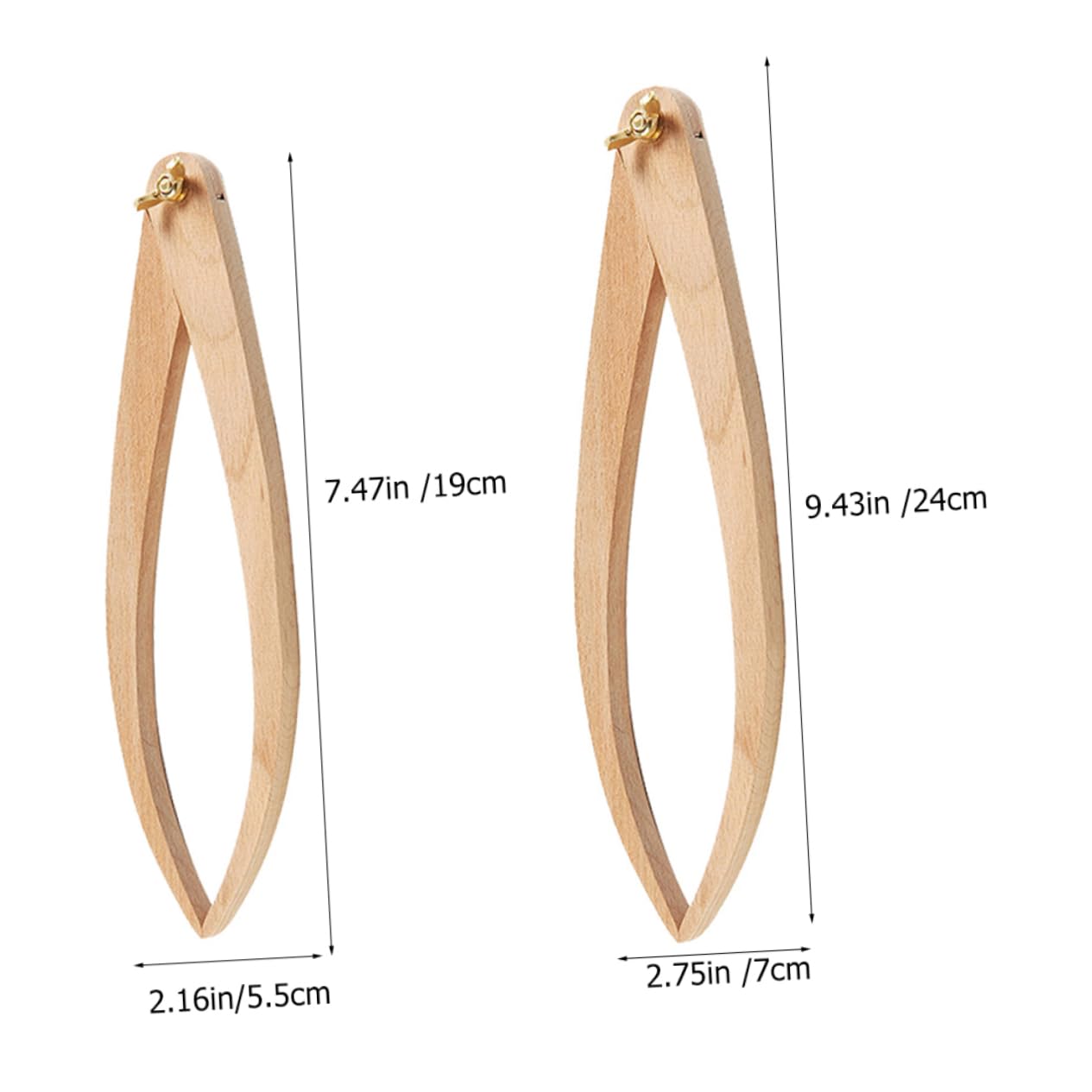 Uonlytech 5 Series Calibradores De Cerámica Calibradores Externos Herramienta De Medición De Arcilla Para Cerámica Suministros Para Esculturas Calibradores De Cerámica Con Dial 2 piezas x 5
