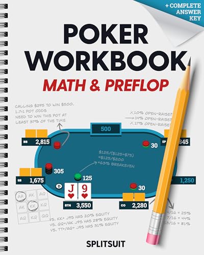 Poker Workbook: Math & Preflop: Learn & Practice +EV Skills Between Sessions (Kindle Scribe Only) (English Edition)