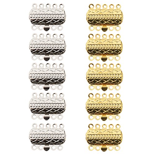 Preisvergleich Produktbild Nobranded 10er Set Wickel Armband Verschluss Wickelarmband Armschmuck Zubehör