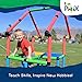 Funphix Kid's Playground Slide Set - Montessori Jungle Gym - STEM Buildable Climbing Toys for Toddlers 2-12 - Indoor & Outdoor Playhouse, 467 Pieces. Jumbo Set