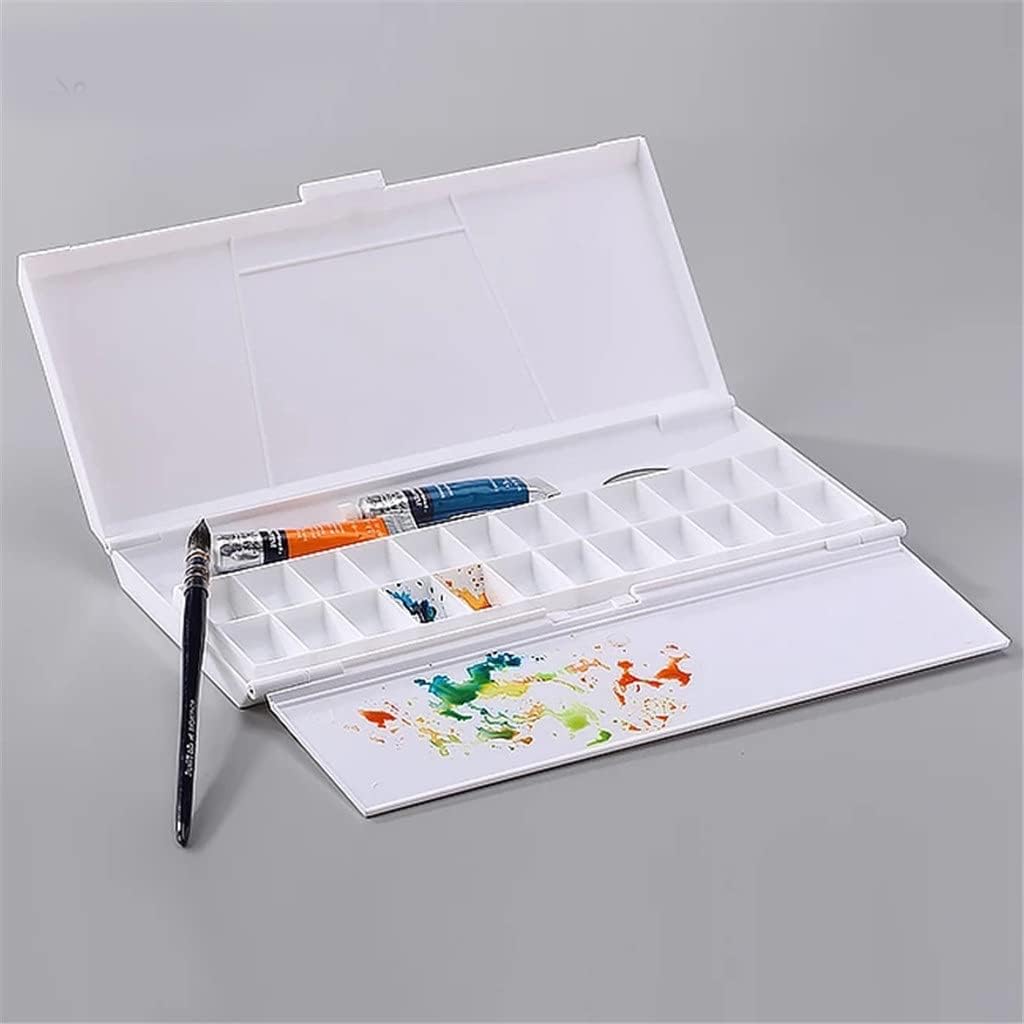 24 Grid Watercolor Palette for Artist Oil Painting Paint Tray Box Art Supplies