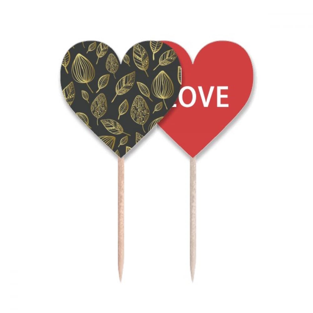 Cure-dents drapeau amour coeur pour célébrer vos moments de bonheur partagés