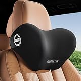 ヘッドレスト 車 ネックパッド ネックピロー 低反発 通気性設計 内部のメモリーフ ォームで 10000回の圧縮テスト これは適度の硬さと柔らかさ 長時間の運転も疲れなくなりました ゴムのベルトで固定するタイプですが 取り付け簡単 調節可能 洗濯可 頚椎サポート 枕 旅行 オフィスチェア 自宅用 (ヘッドレスト*1)