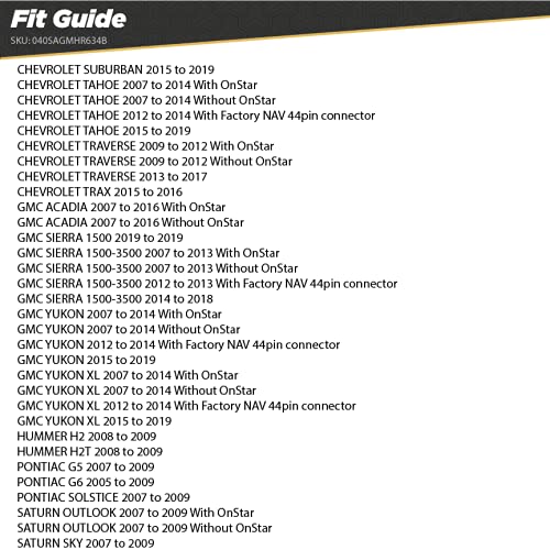 Scosche Compatible With Select 2005 To 2020 Buick, Cadillac, Chevrolet, Gmc, Hummer, Pontiac And Saturn Vehicles 6.5” - 6.75” Speaker Adapters For (1 Pair) Sagmhr634 #TOP6